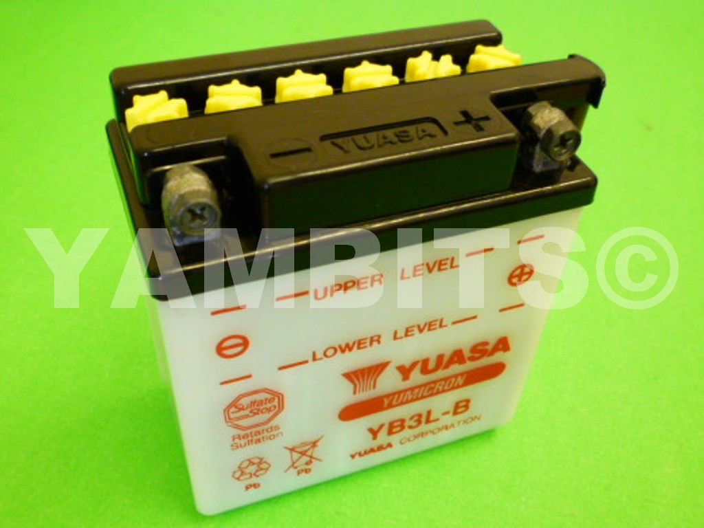 DT125R YUASA YB3L-B Battery