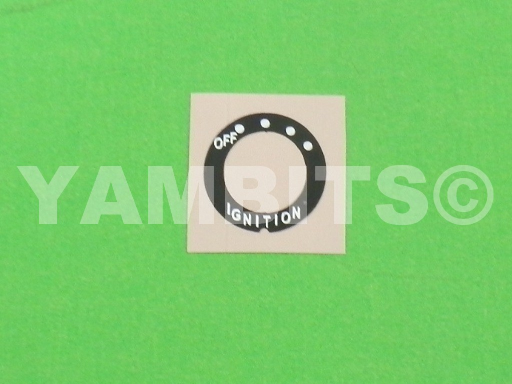 DT125E Ignition Switch Decal