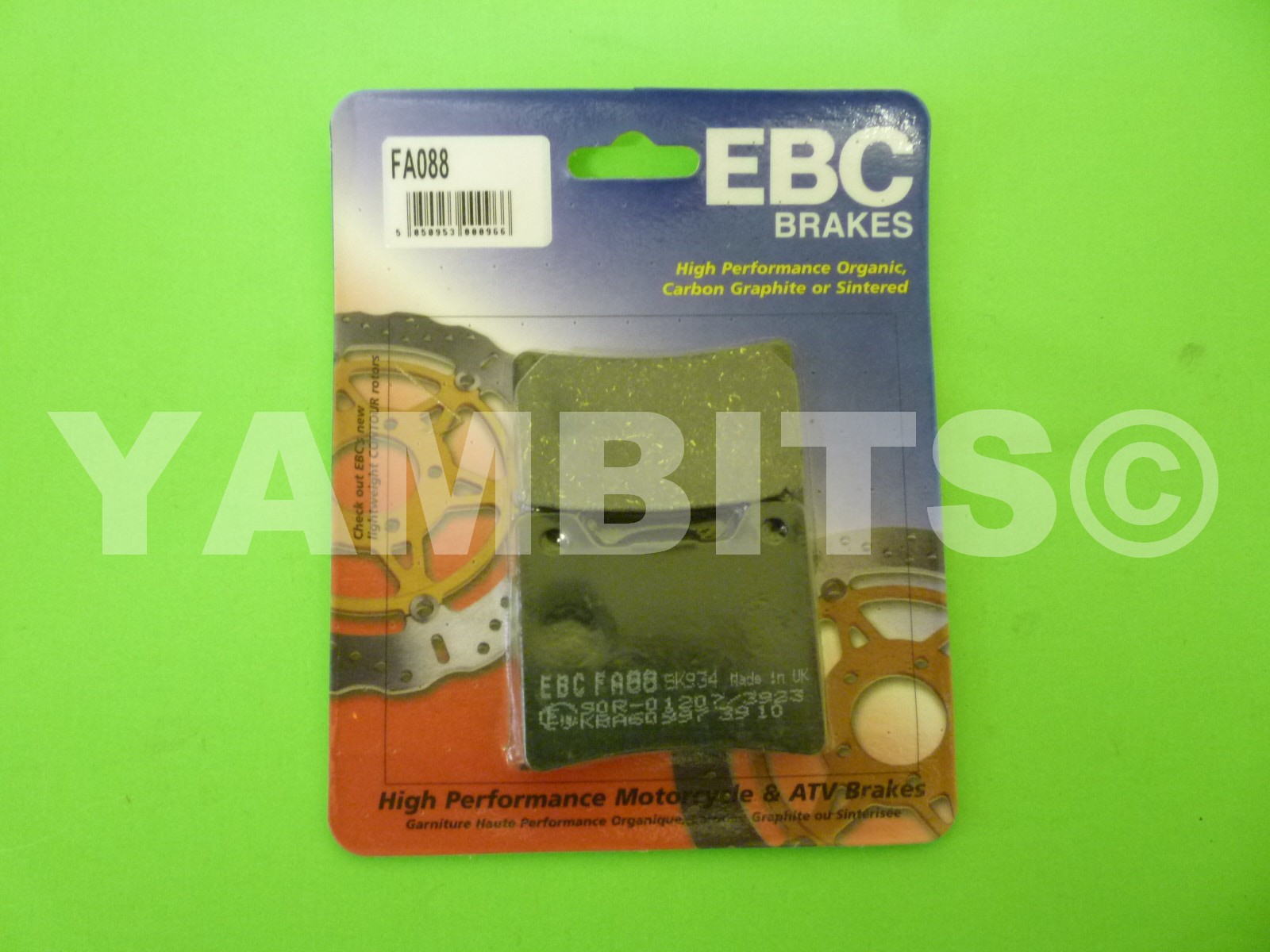 FZ750 Brake Pads Front EBC