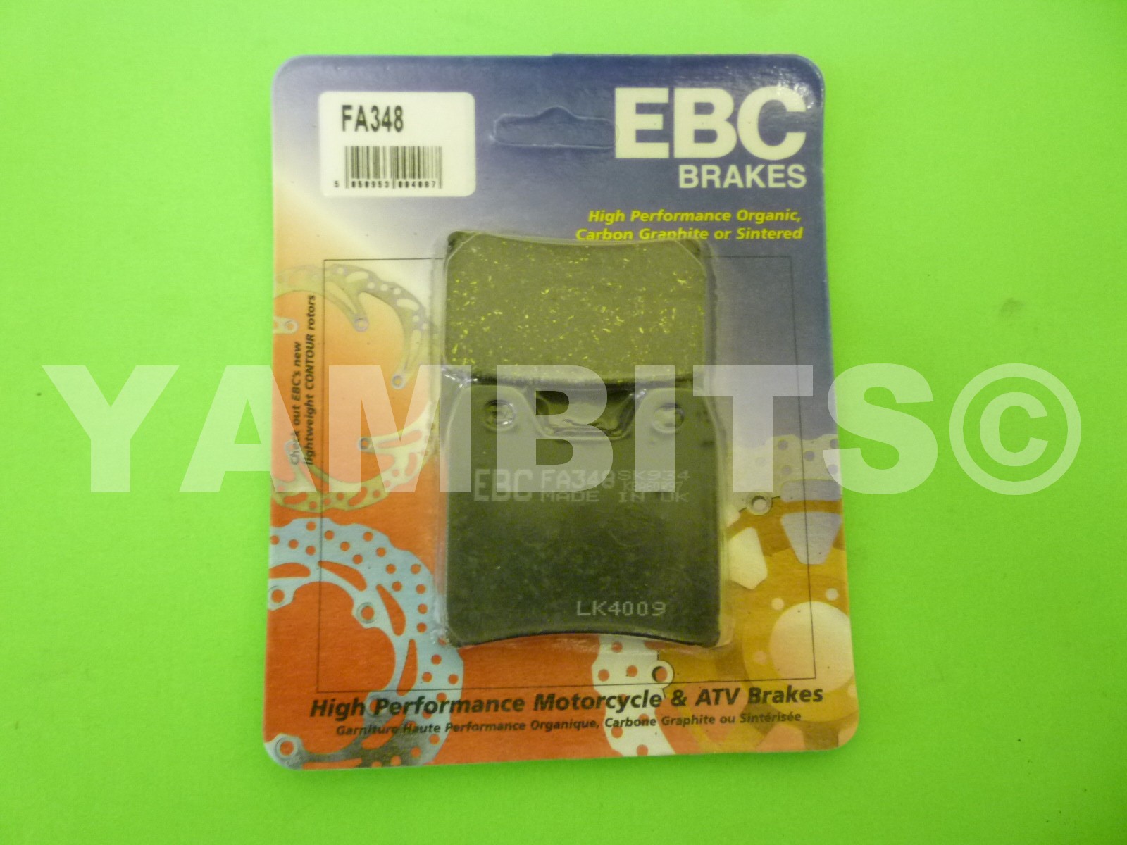 FZS1000 Fazer Brake Pads Rear EBC