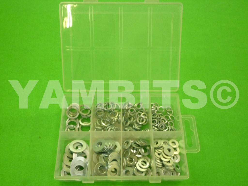Assorted Pack Of Spring & Flat Washers