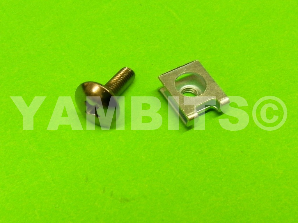 Fairing Panel Bolt Chrome 18mm C/W U-Nut