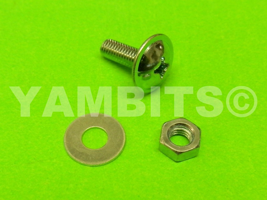 Fairing Panel Bolt chrome 18mm C/W Nut & Washer