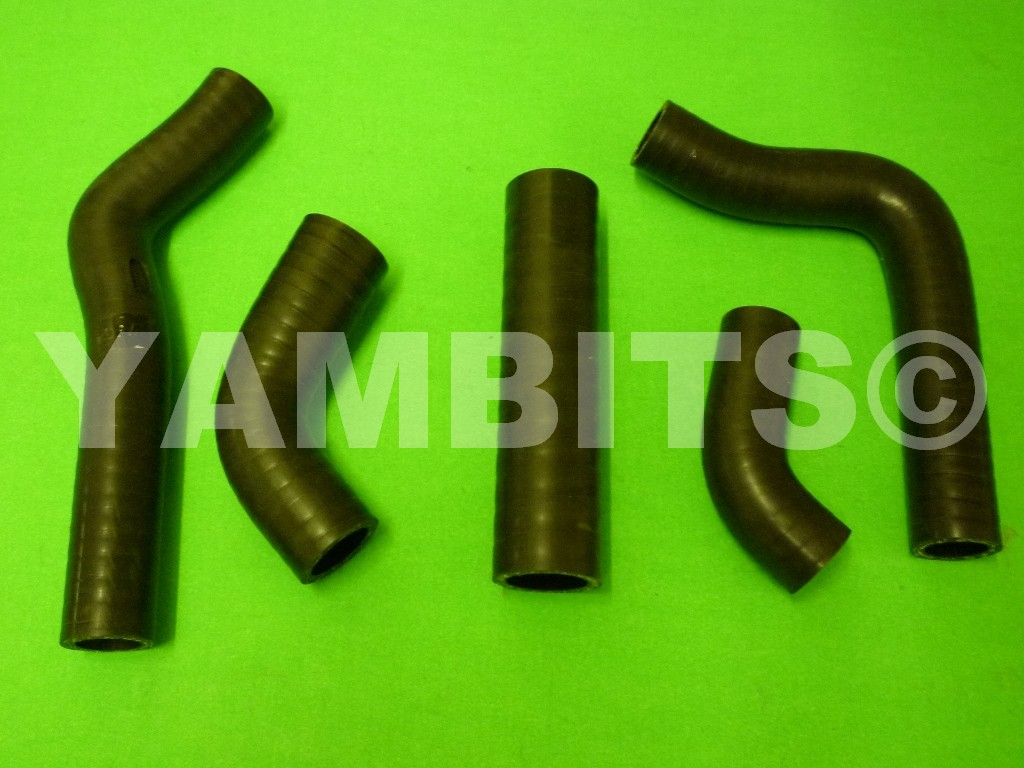 RD500 Samco Matt Black Silicone Hose Kit