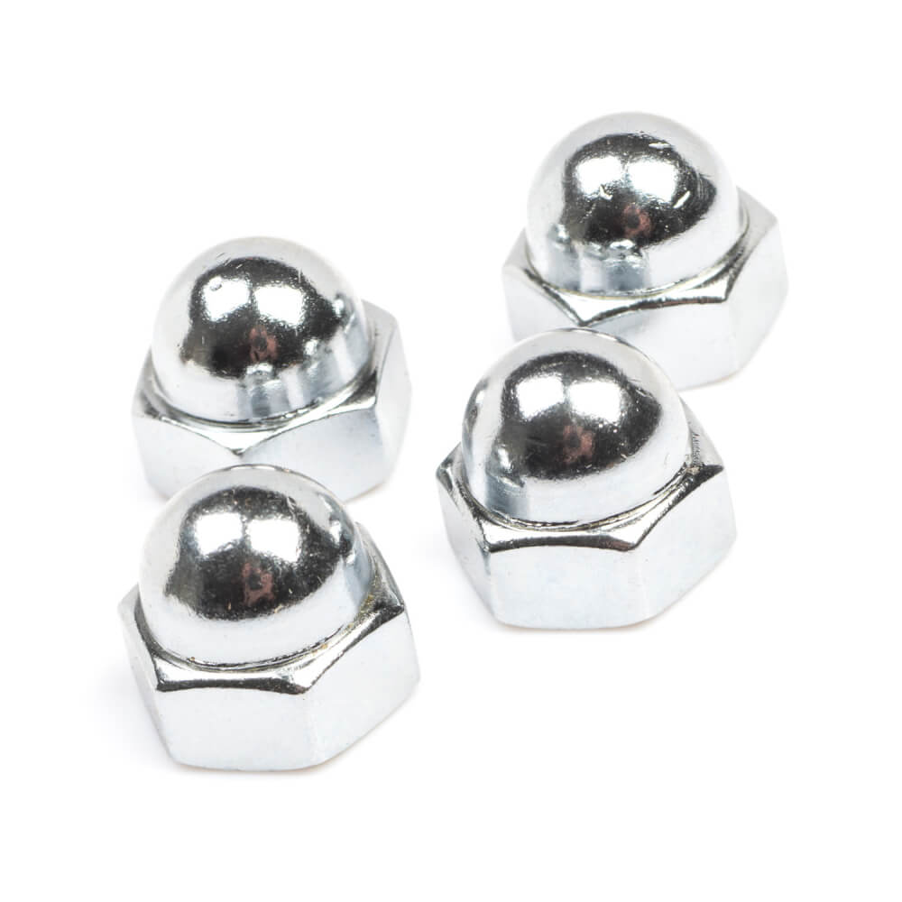 10mm Chrome Dome Shock Absorber Nuts