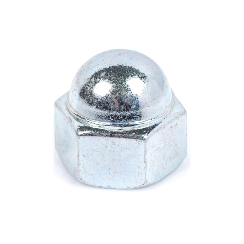M10 BZP Dome Nut (14mm Hex)