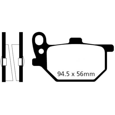 XS250SE Brake Pads Front EBC