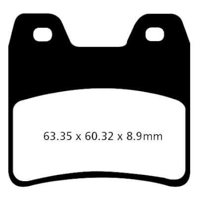 XJR1300 Brake Pads Rear EBC 2002-2013