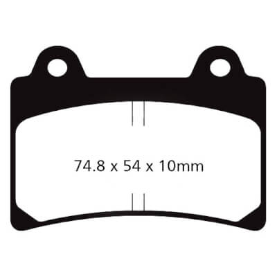 TDM850 Brake Pads Front EBC HH Sintered 1991-1995