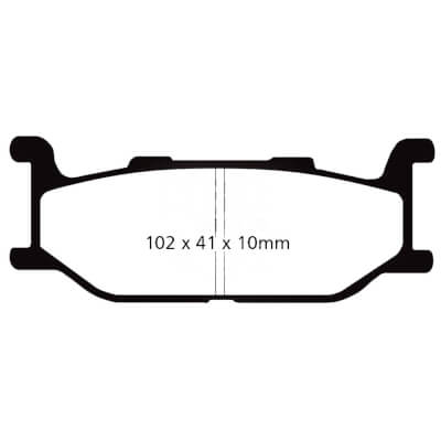 XJ900S Diversion Brake Pads Front EBC HH Sintered