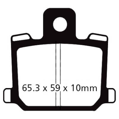RD350LC Brake Pads EBC (Early)