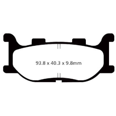 FZ6SA Fazer ABS Brake Pads Front EBC
