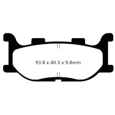 FZ6SA Fazer ABS Brake Pads Front EBC HH Sintered