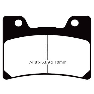 TDM850 Brake Pads Front EBC HH Sintered 1996-2001