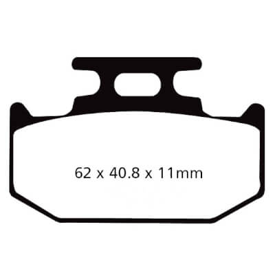 TT600E Brake Pads Rear EBC TT Carbon Graphite