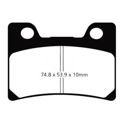 FZR1000RU EXUP Brake Pads Front EBC 1991-1993