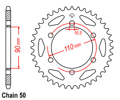 XS650 Sprocket Rear (31T)