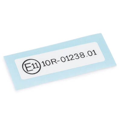 RD350LC E11 Frame Decal