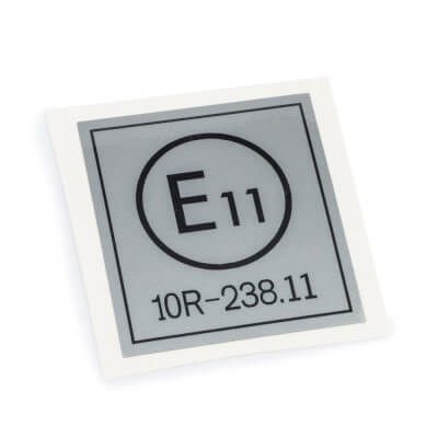 RD250E E11 Frame Decal