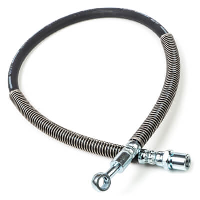 RD400E USA Brake Hose Front Low Bar