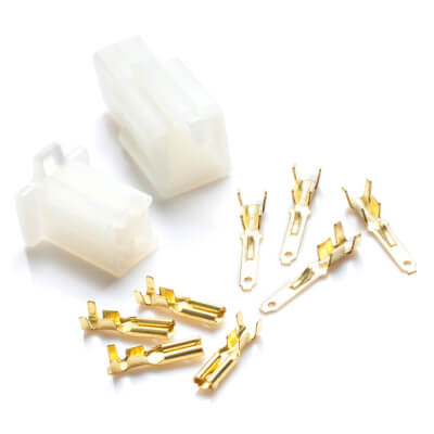 Connector Block Kit 4 Way 2.8mm Flat Pin