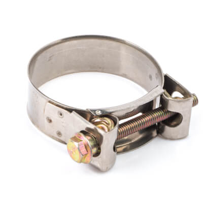 Stainless Steel Exhaust Clamp 55-59mm