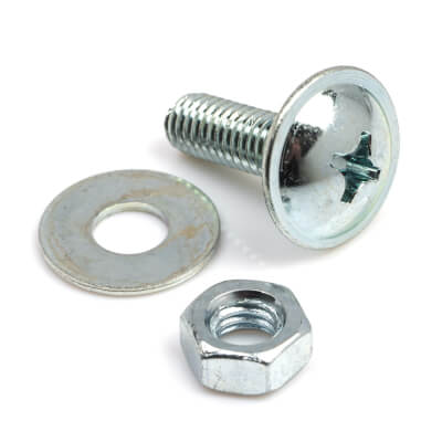 Fairing Panel Bolt chrome 18mm C/W Nut & Washer
