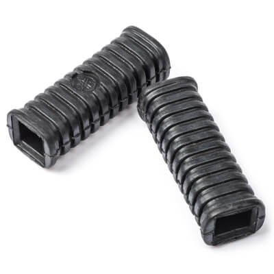 RD250 Footrest Rubbers Square Rear