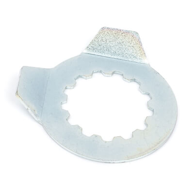 TZR250R Sprocket Lock Tab Front