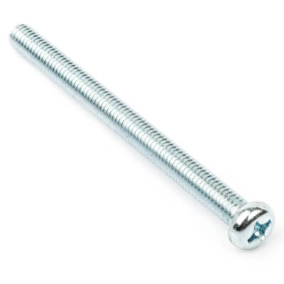BZP Panhead Screw M6 X 75MM