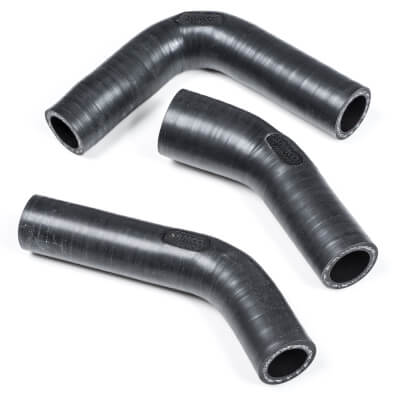 RD350LC Samco Matt Black Silicone Hose Kit