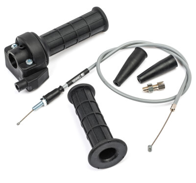 TY80 Twist Grip & Throttle Cable Assembly