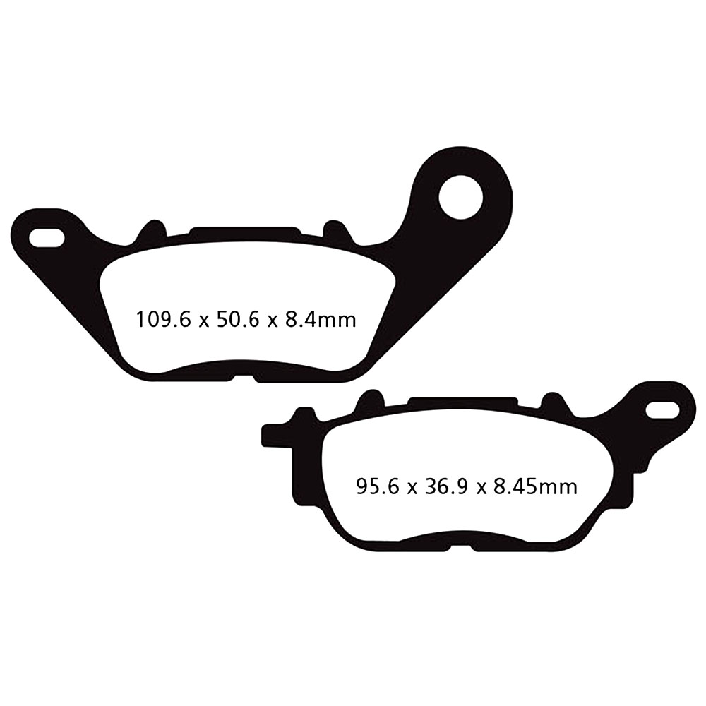 YBR125SPD Custom Brake Pads Front EBC 2007-2014