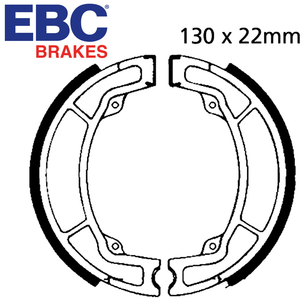 TY250R Brake Shoes Front EBC 1982-1990