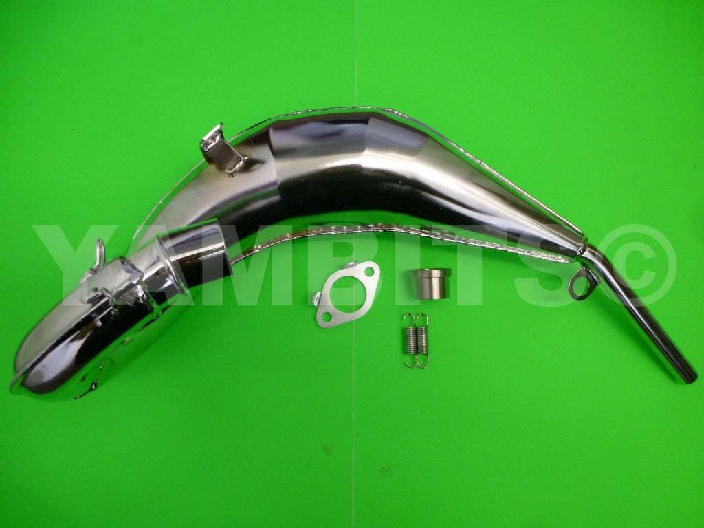 Dt125re Exhaust Front Pipe Fresco Big One Chrome Sil010 Exhaust