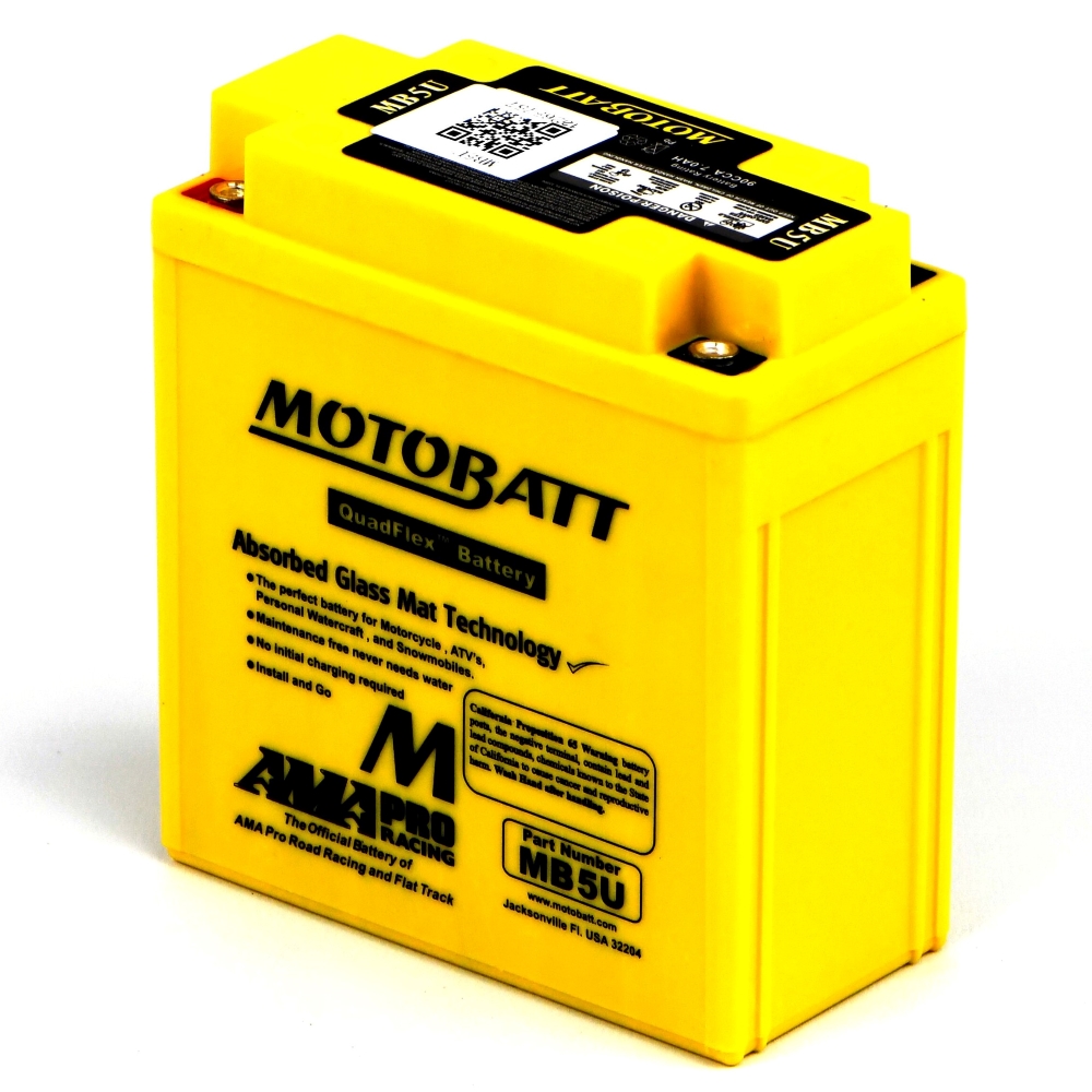 RD125LC MK2 Battery Motobatt - Sealed
