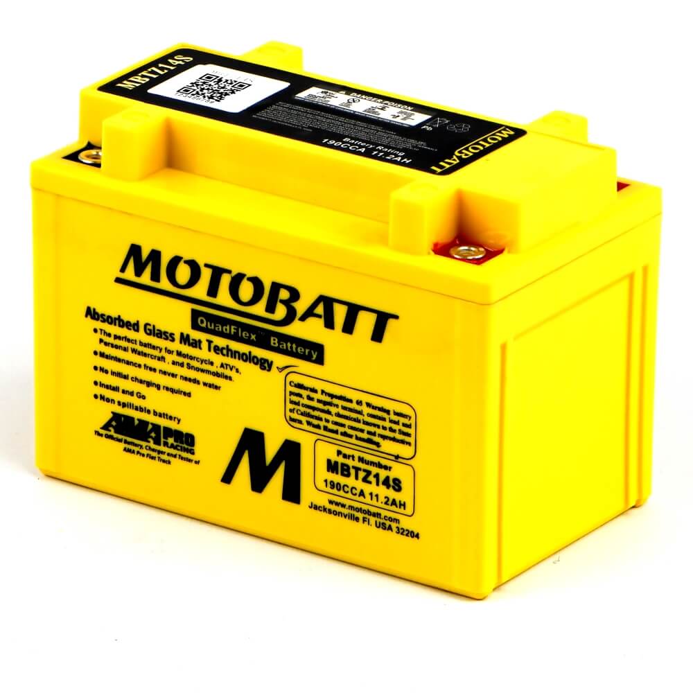 XJR1300 Battery Motobatt - Sealed 2007-2013