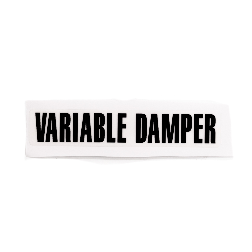 RD350 YPVS F2 2UA Variable Damper Fork Decal
