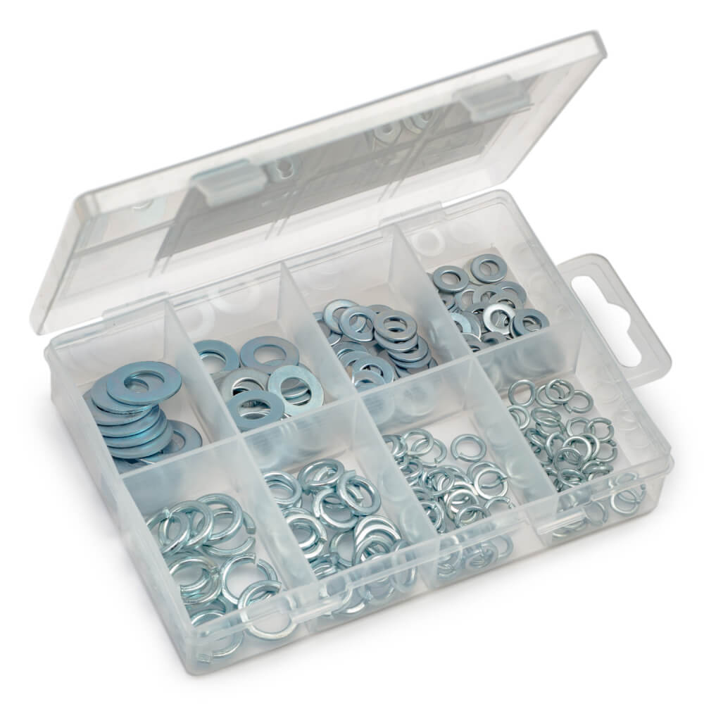 Assorted Pack Of Spring & Flat Washers