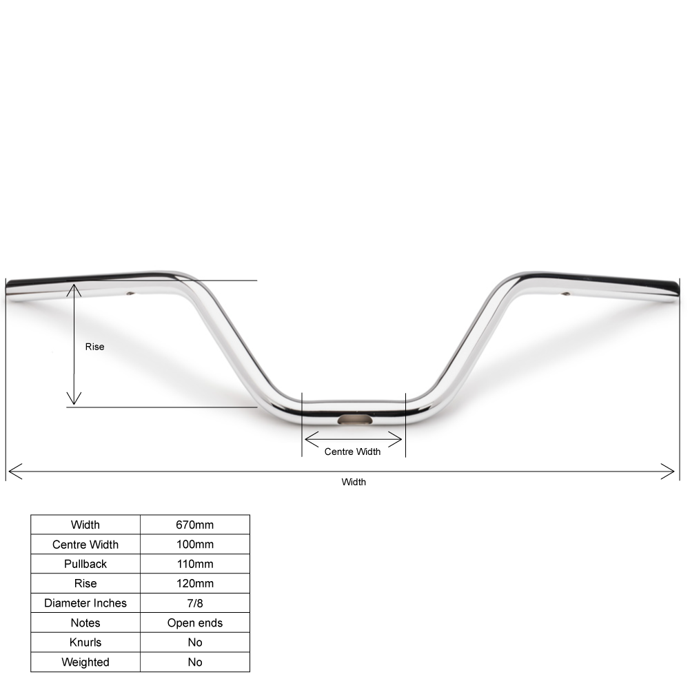 FS1 Handlebars - Semi-up