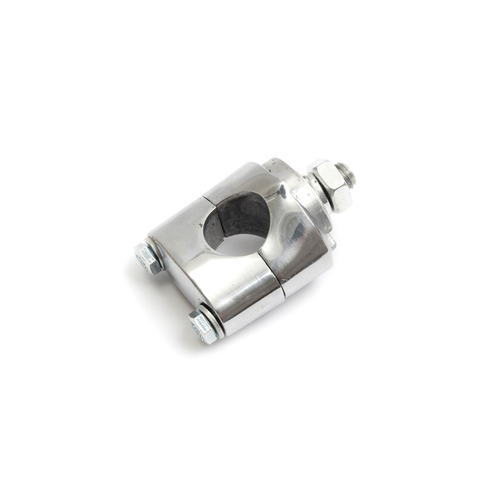 FS1 Handlebar Clamp/Holder - Polished Aluminium