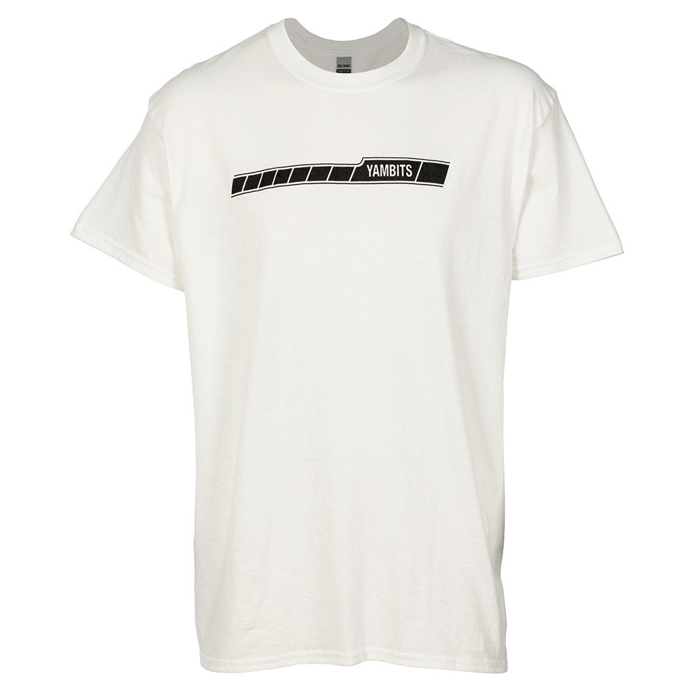 Yambits White Speedblock Logo T-Shirt