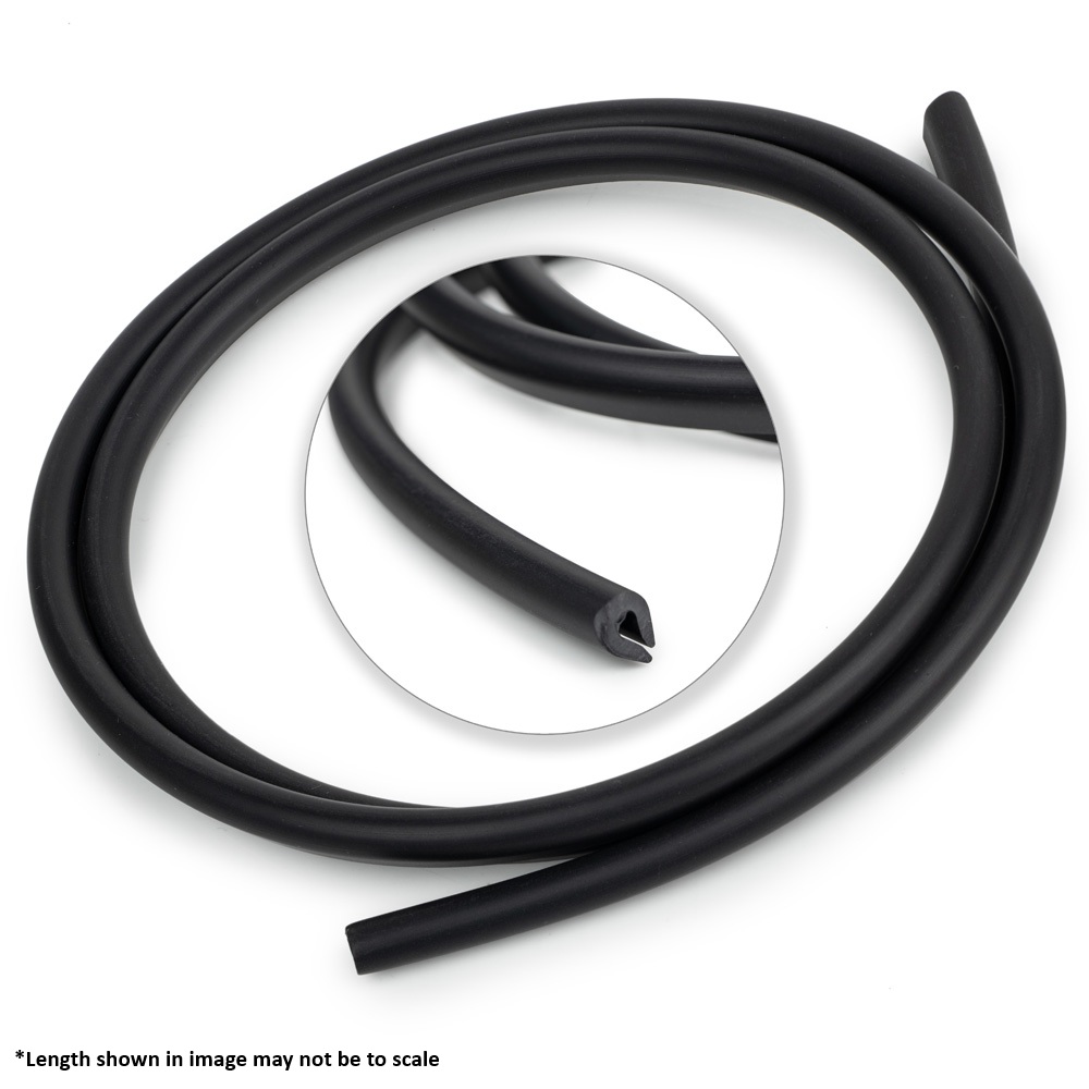 Black Self Adhesive Screen / Fairing Trim - 5 Metre