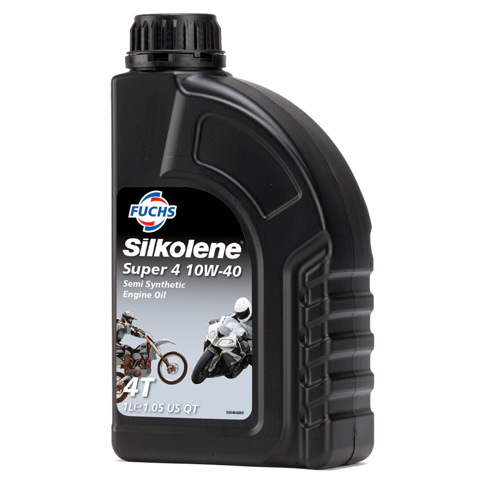 TX500 Silkolene Super 4 10W-40 Semi Synthetic Engine Oil - 1 Litre