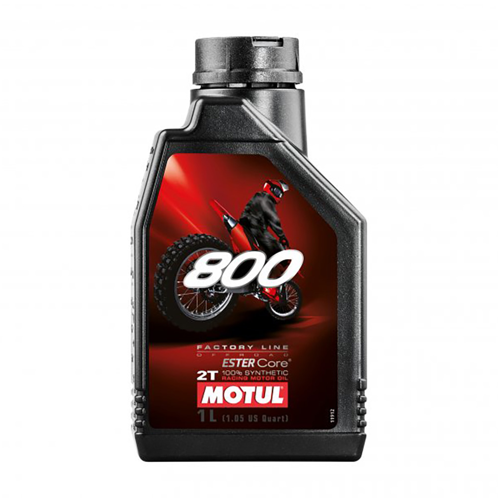 YZ490 Motul 800 Factory Line Fully Synthetic Off Road 2T Engine Oil - 1 Litre