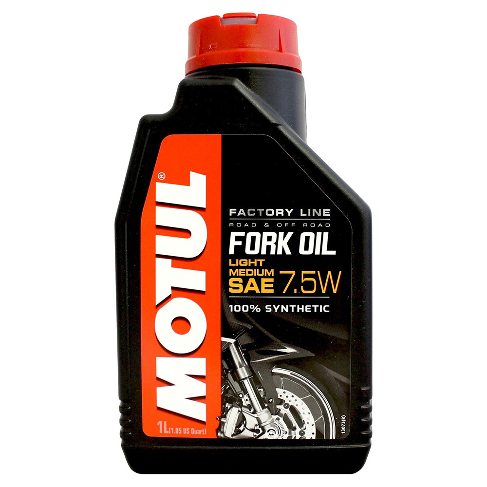 Suspension Fluid/Fork Oil - Motul 7.5W Light/Medium Factory Line - 1 Litre