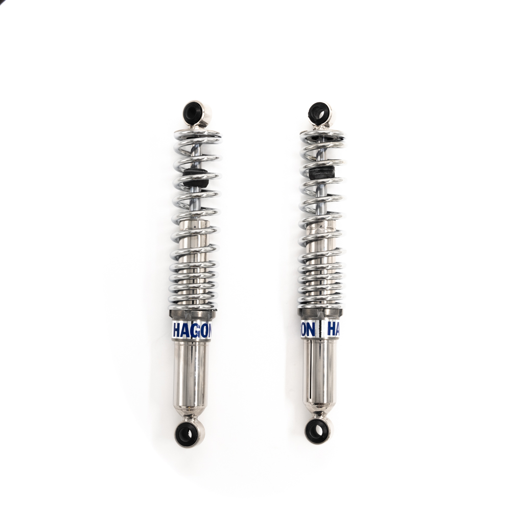 RD400F Daytona Canada Rear Shock Absorbers - Hagon - Stainless Steel Damper