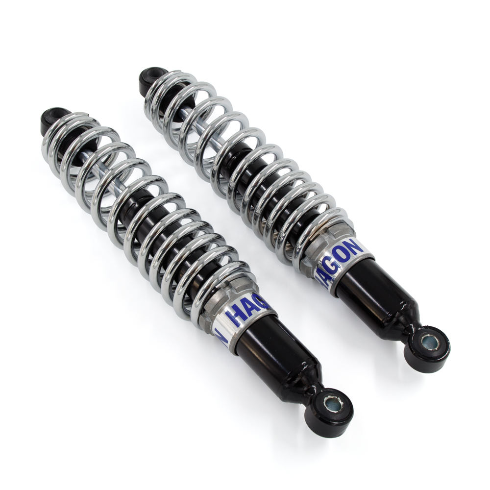 XS650 Rear Shock Absorbers - Hagon - Black Damper