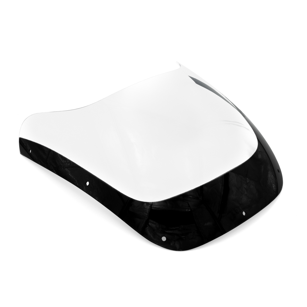 TZR250 Fairing Screen Clear with Black Edging