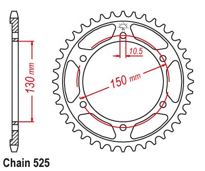 TDM900 ABS Sprocket Rear (39T)